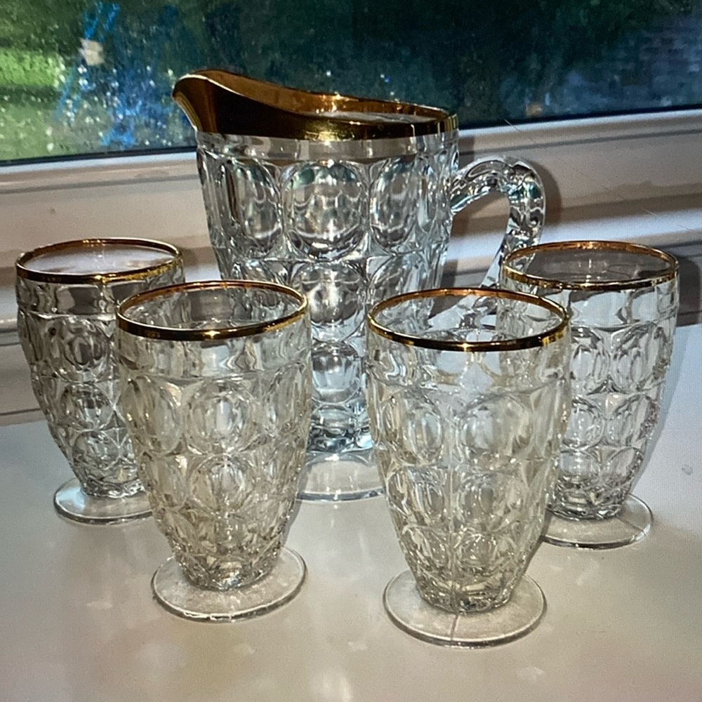 1940s/1950s Thumbprint tea set